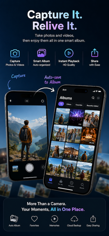 Double Cam App Interface
